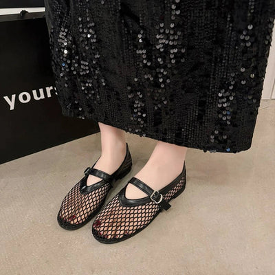 Franziska | Luftige Schuhe im Hohl Stil