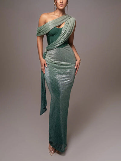 Diana | Maxikleid Sommer Damen mit Eleganten Details und Fließender Passform