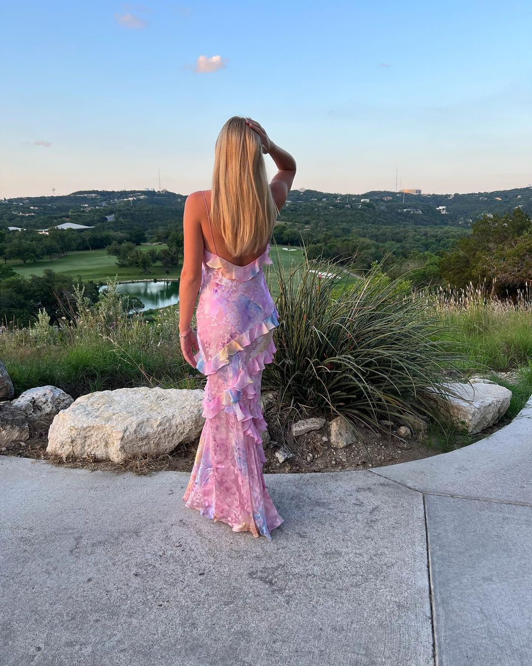 Eva | Maxikleid Sommer mit Rüschen für Damen – Festlich und Elegant