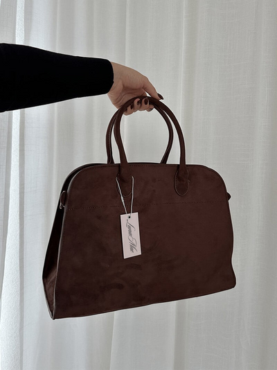 Luisa | Handtasche Damen aus Wildleder, Geräumig und Minimalistisch