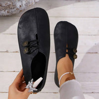 Lydia™ – Weiche und flexible orthopädische Schuhe in Schwarz