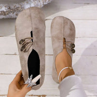 Lydia™ – Weiche und flexible orthopädische Schuhe in Hellbraun