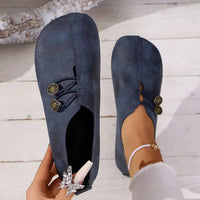 Lydia™ – Weiche und flexible orthopädische Schuhe in Marineblau