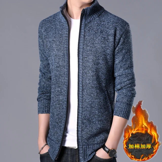 Zip-Dickstrickjacke