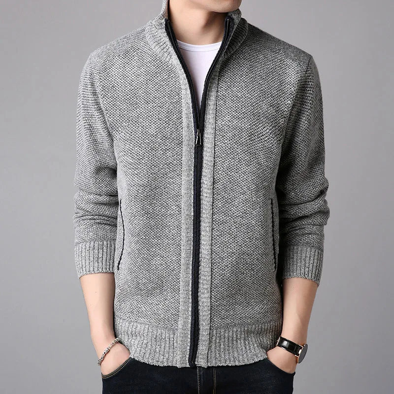 Zip-Dickstrickjacke