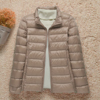 Liera - Leichte, warme Jacke in Khaki