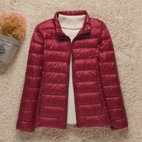 Liera - Leichte, warme Jacke in Rot