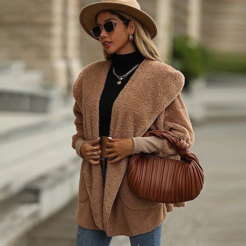 2023 RM Damen-Fleece-Mantel