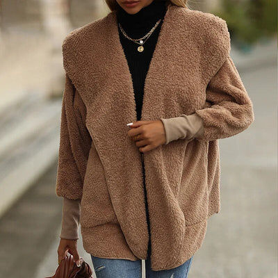 2023 RM Damen-Fleece-Mantel