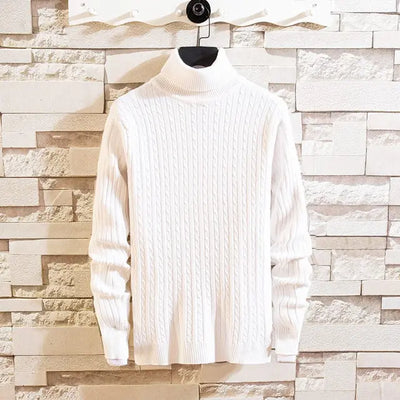 Kabelstrick-Pullover