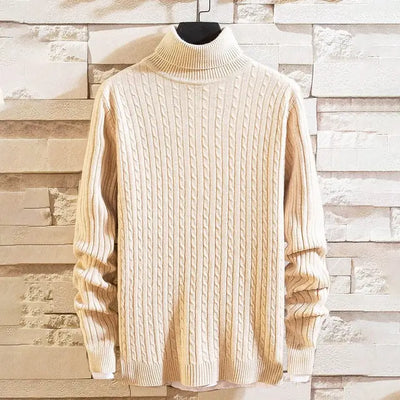 Kabelstrick-Pullover