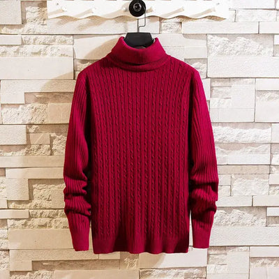 Kabelstrick-Pullover