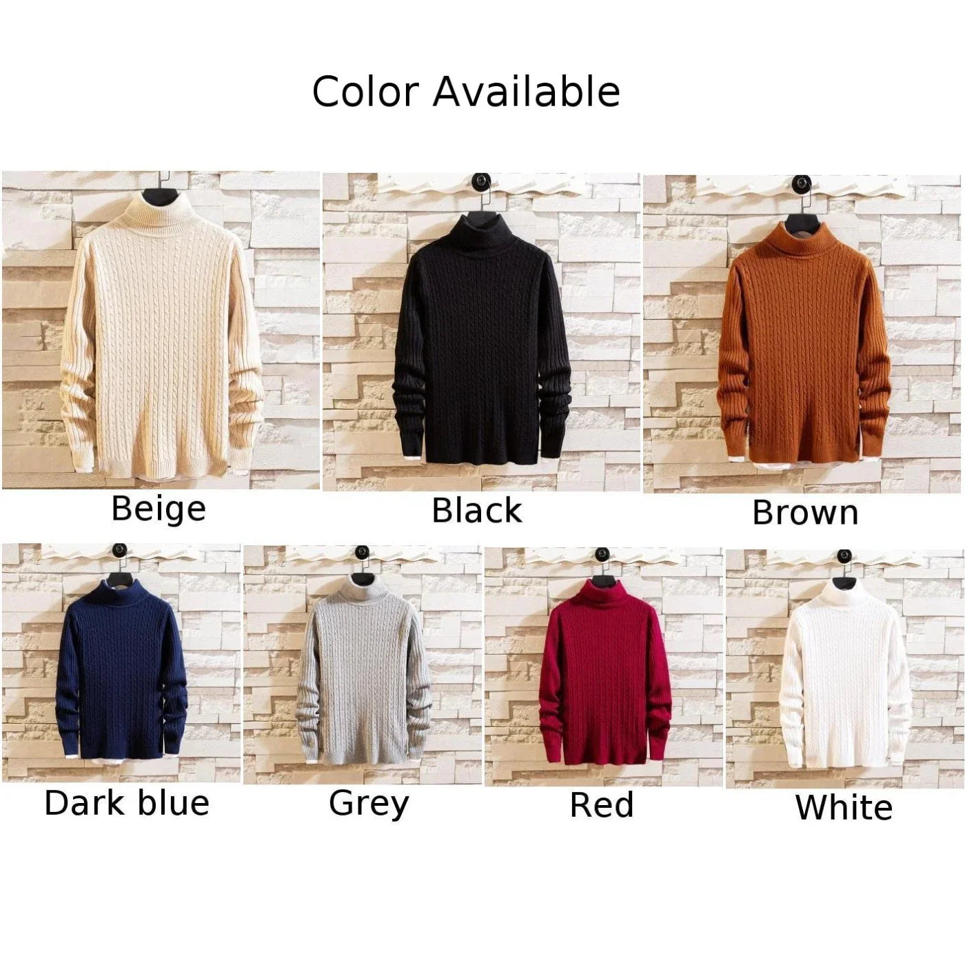 Kabelstrick-Pullover