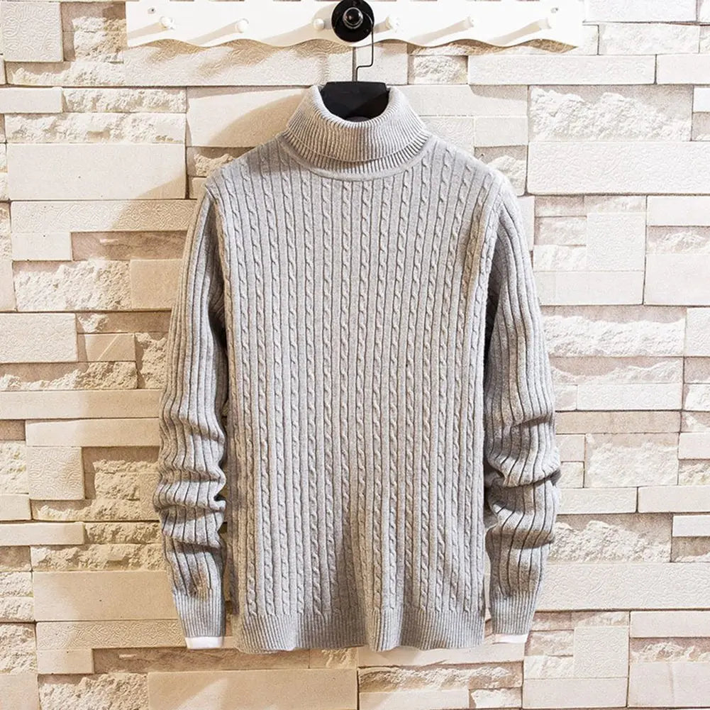 Kabelstrick-Pullover