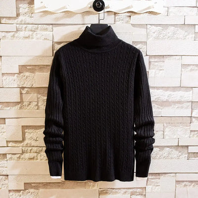 Kabelstrick-Pullover