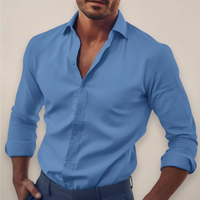 Elio | Herren Hemd mit langen Ärmeln in Hellblau