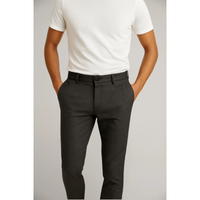 Hugo | Men’s Tailored Slim Leg Trousers in Dark Grey