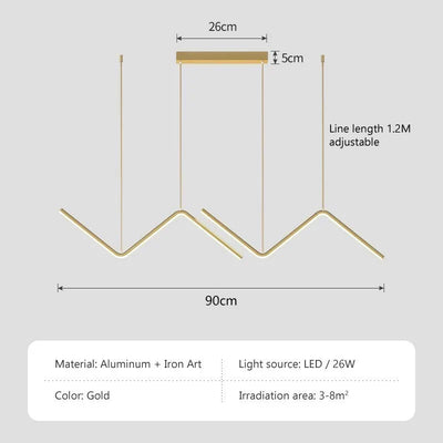 Ferline - Modern LED Pendelleuchte Hängelampe