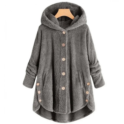 Petra | Modische Fleecejacke mit Kapuze