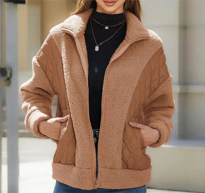 Parina | Modische Damenjacke im Patchwork-Design