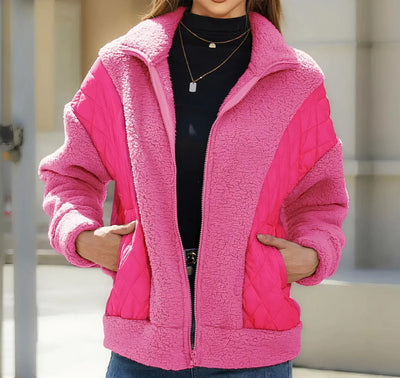 Parina | Modische Damenjacke im Patchwork-Design