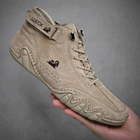 Elias | Rutschfeste Schuhe für empfindliche Füße (Unisex) in Khaki