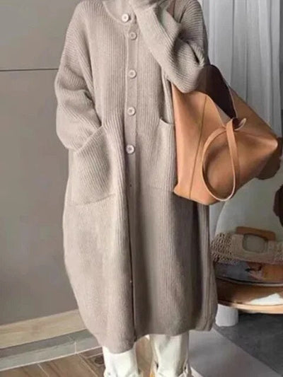 Lässiger Langarmpullover mit Rollkragenpullover