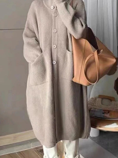 Lässiger Langarmpullover mit Rollkragenpullover