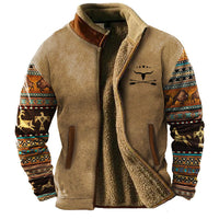 Savrani™ | Herren Fleecejacke in Hellkhaki