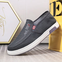 Herren Slip-On Sneakers mit orthopädischer Unterstützung in Grau