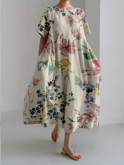 Sareno | Elegantes Maxikleid mit floralem Muster