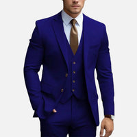 Raphaël | Herren Anzug Modern Passform Slim Business Elegant Zeitlos in Blau