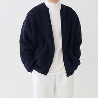 Laurenz | Trendiger Cardigan in Dunkelblau