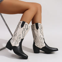 Damen Cowboystiefel in Schwarz