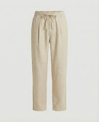 Léo | Herren Leinenhose Bequem Sommer Leicht Casual Resort Komfort in Khaki