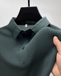 Herren Polo Moderne Stil Atmungsaktiv für den Sommer – Elegantes und Entspanntes Aussehen in Dunkelgrün