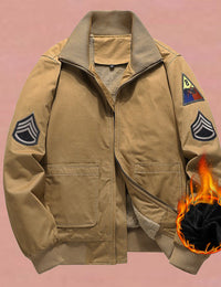 Khaki gefüttert