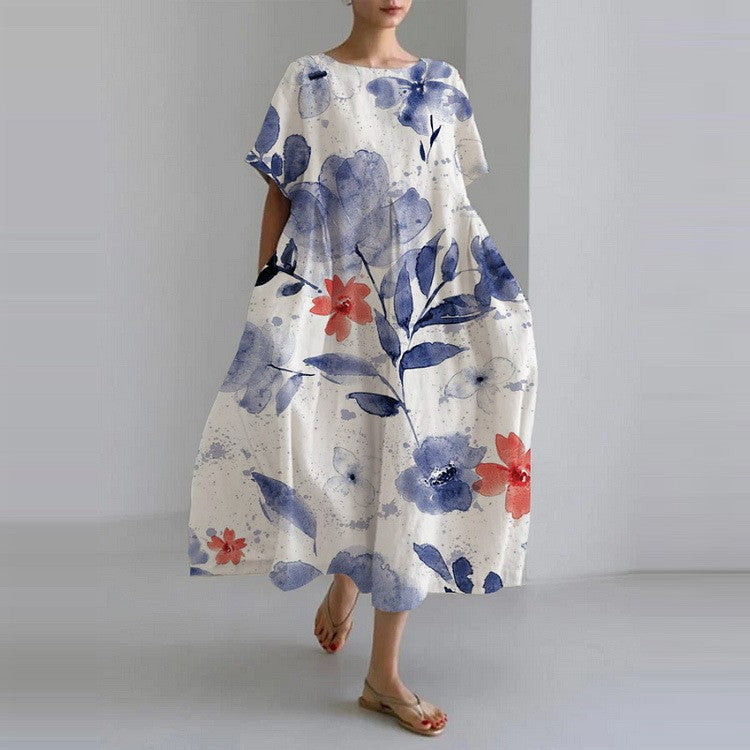 Sareno | Elegantes Maxikleid mit floralem Muster