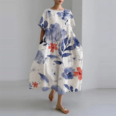Sareno | Elegantes Maxikleid mit floralem Muster