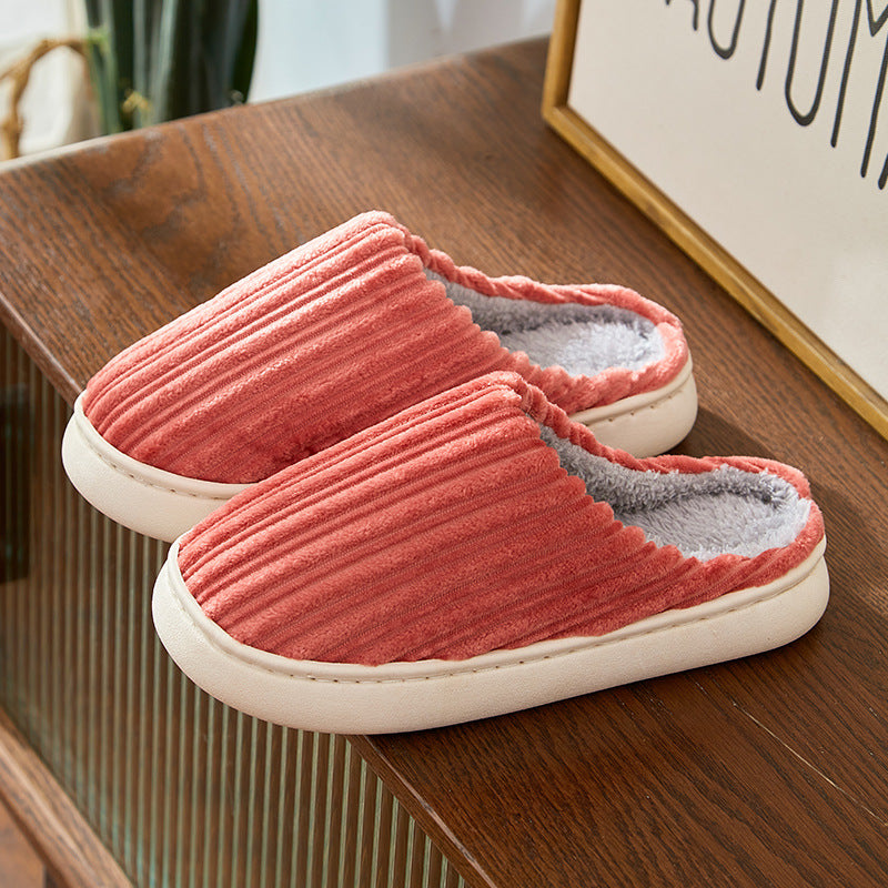 Herren/Frauen Winterpantoffeln aus Baumwolle