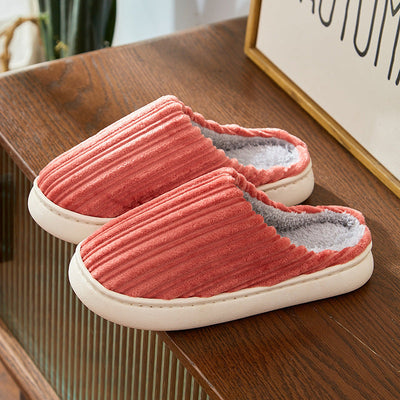 Herren/Frauen Winterpantoffeln aus Baumwolle