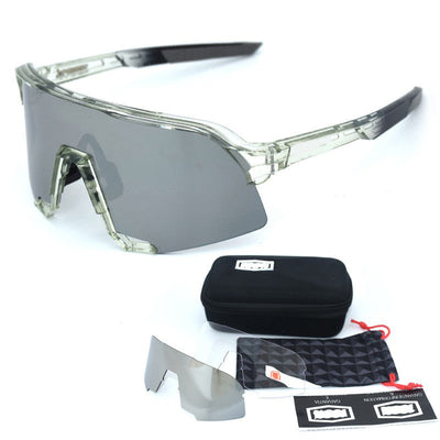 Polarisierte Radfahrerbrille UV400 Outdoor-Sport-Sonnenbrille