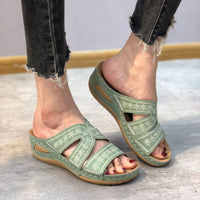 Emma | Orthopädische Komfort-Sandale für Damen in Grün