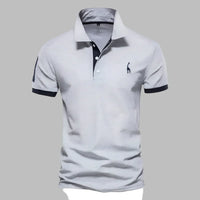 Elegantes Poloshirt für Männer in Grau