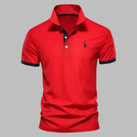 Elegantes Poloshirt für Männer in Rot