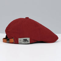 Vintage-Basecap mit Taschen in Rot