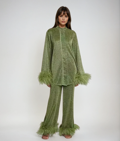 Laila – Feather Collar Set