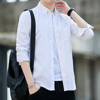 Sven | Herren Slim Button-Down Hemd in Weiß