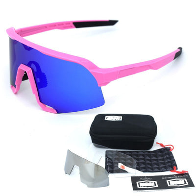 Polarisierte Radfahrerbrille UV400 Outdoor-Sport-Sonnenbrille