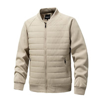 Herren Übergangsjacke mit Taschen in Khaki